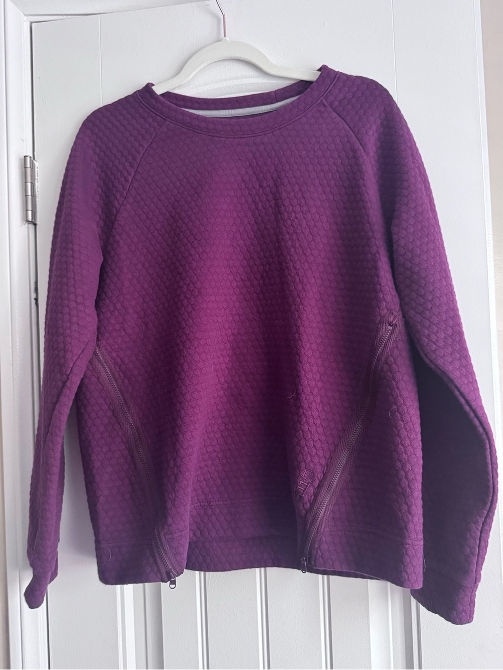 5.11 Tactical Quilted Purple Pullover Sweatshirt